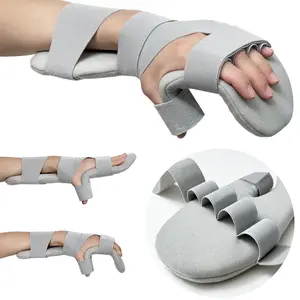 Adjustable Wrist Support with Removable Finger Splint, Breathable Sports Wrist Wrap, Washable for Day & Night Use
