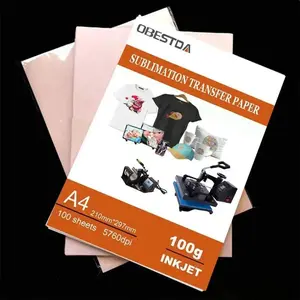 100gsm A3 A4 20/ 100 sheets per lot inkjet printing sublimation heat transfer photo paper