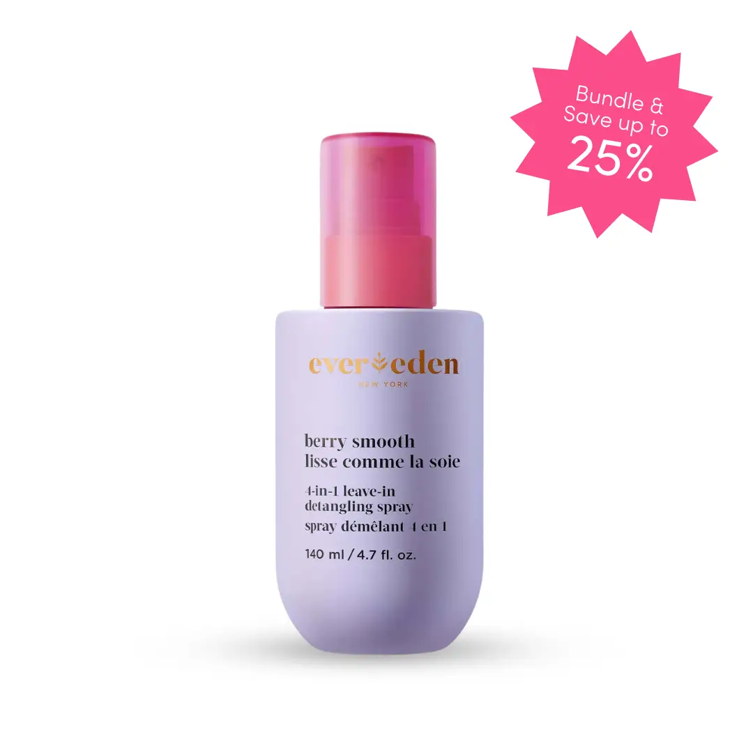 Evereden Kids Berry Smooth 4-in-1 Detangling Spray - Safe Ingredients - Detangles, Hydrates, Strengthens all Hair Types - Lightweight - For Ages 3+