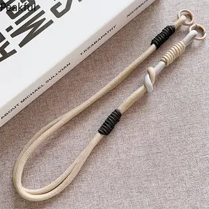 Personalized Trend Double Color Mobile Phone Universal Lanyard Diagonal Span Long Rope Shoulder Strap Rope Fashion Safety Rope