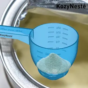 2 pcs Protein Funnel, KozyNesté, Portable Funnel Spoon, Comfortable Grip，Multifunctional Water Bottle Scoop, Measuring Cup Funnel Tablespoon for Measuring Dry and Liquid,Espresso Spoon,Kitchen Gadget,Measuring Spoon for Cooking Baking (Gree), Gift gym bag