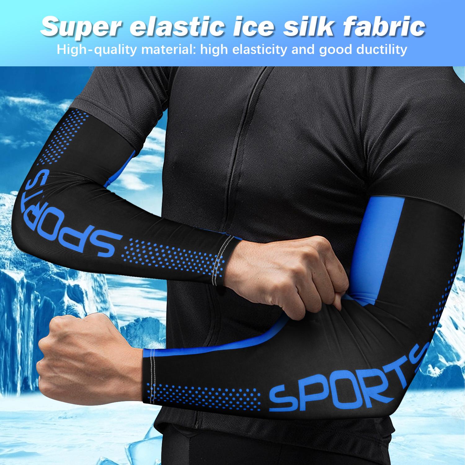 4Pairs Cooling Arm Sleeves Summer UV Sun Protection Outdoor Sport Arm Cover Men Women 4Pairs Cooling Arm Sleeves Summer UV Sun Protection Outdoor Sport Arm Cover Men Women