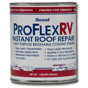 Geocel  Pro Flex RV Instant Roof Repair - 1 Quart, White