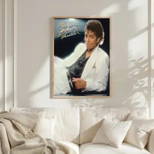 Michael Jackson Thriller Album, Thriller Poster Decor, 80s Music Art( Unframed - Print Only )