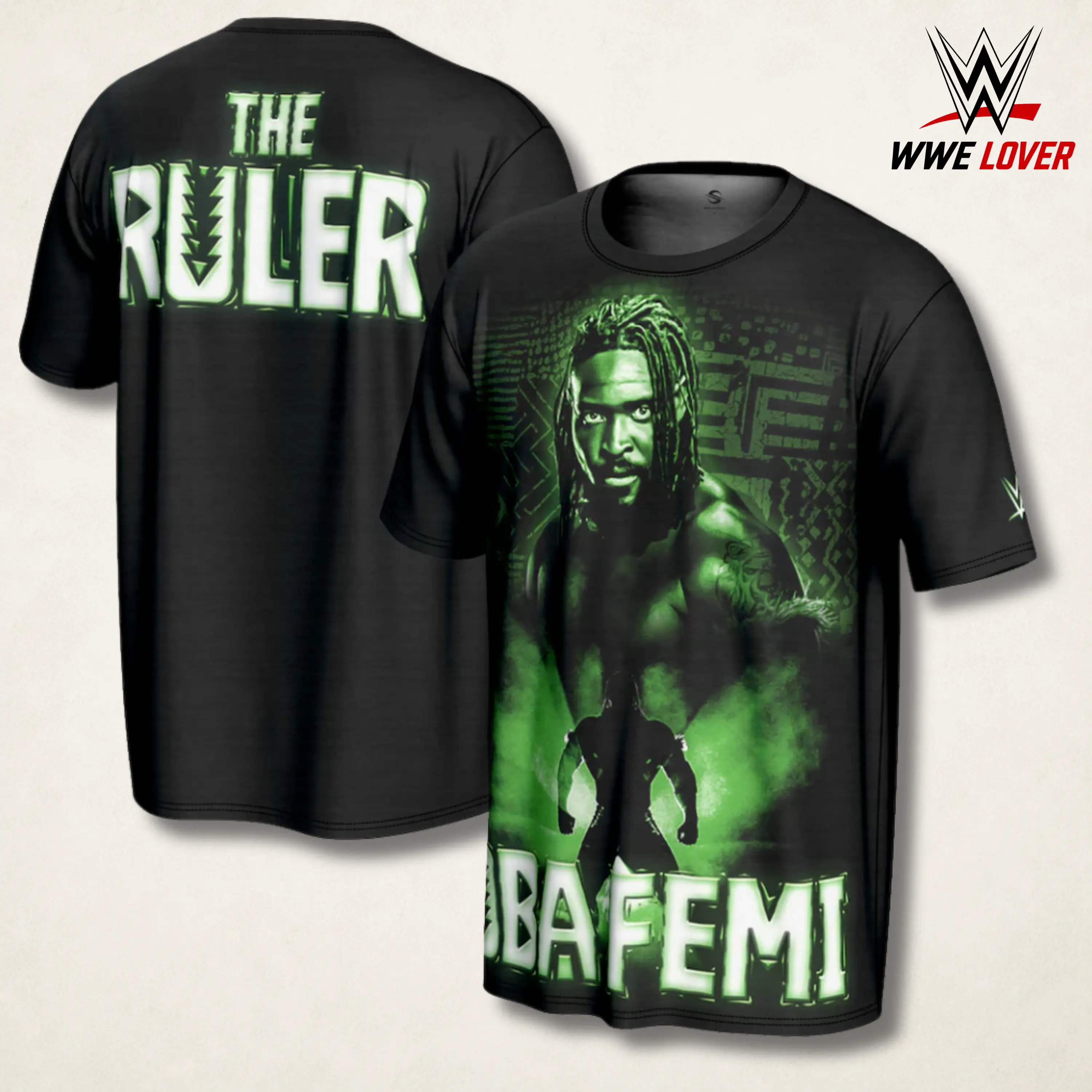 WWE Oba Femi Superstar T-Shirt, Vintage Graphic Champion Tee – Y2K Premium Cotton Top Trendy Streetwear Unisex Wrestling Gift for Fans Made in USA