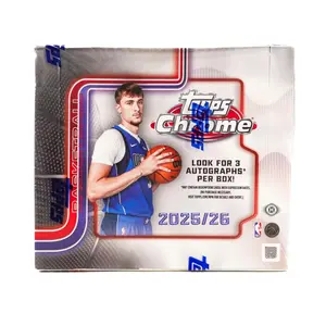 2025/26 Topps Chrome Basketball Hobby Jumbo Box