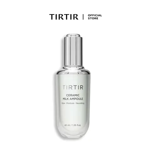 [TIRTIR Official] Ceramic Milk Ampoule 40ml Hydrating Moisture Skincare Serum