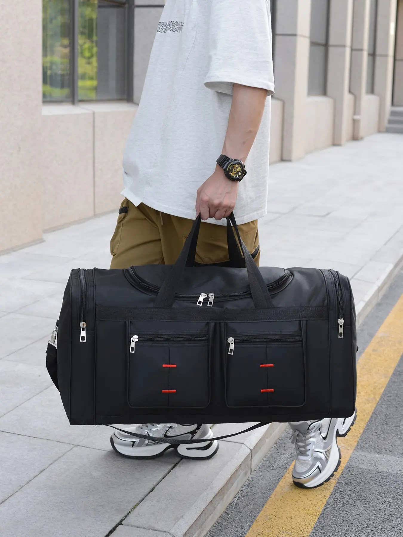Foldable Travel Bag Large Capacity Sports Storage Bag, Daily Use Luggage Bag, Ideal for Travel and Everyday Use, Travel Duffel Bag, Multifunctional Travel Duffel, Weekend Luggage Bag, Travel Folding Bag, Traveling Bag