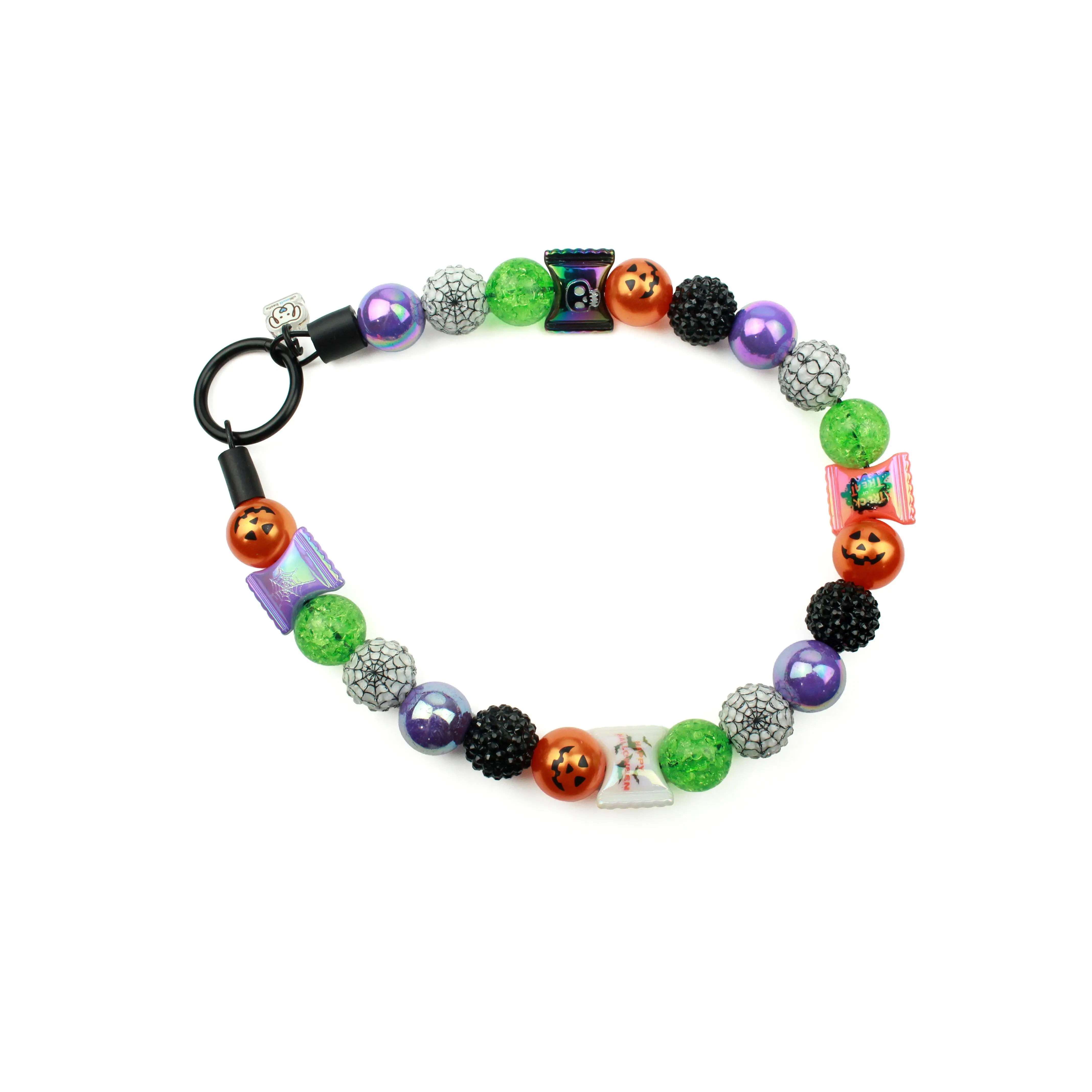 Trick or Treat Bead Dog Collar