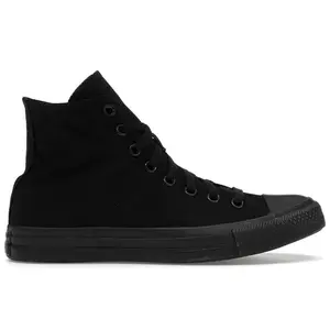 Converse Men's Chuck Taylor All Star Hi Black Monochrome, from StockX