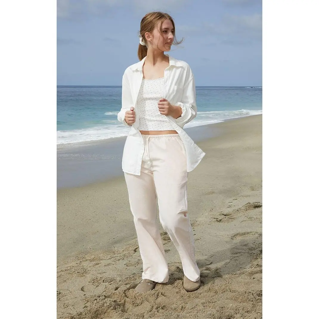 John Galt Women's Pink Striped Anastasia Sweatpants