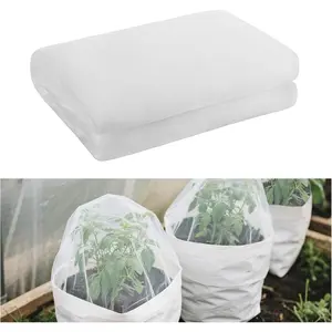 4x10ft Garden Netting - Ultra Fine Mesh Plant Covers to Keep Small Animals Pest Out, Bird Barrier for Protecting Vegetables Fruits Flowers Raised Beds (Without Support Pole)