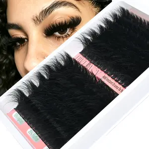 Volume Lash Clusters 300D Thick Lash Extensions 16-25mm Long Lashes Cluster Easy To Apply D Curve Bold Fluff False Eyelashes For Dramatic Makeup Soft Wispy Eyelash Reusable By Hiklasy