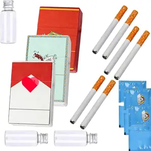 Bubble Cigarette Blower Kit, 3 Pack Mini Bubble Blower Sticks Stress Relief Toy for Men Women, Birthday Christmas Party Gift