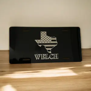 Custom State Flag License Plate - Personalized Name Plate