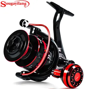 Sougyilang 2000-7000 Series Spinning Reel, 5.0:1 Gear Ratio, 8KG/18LB Max Drag, Durable Metal Fishing Reel For Freshwater And Saltwater Fishing Tackle, Fishing Equipment Christmas Gift Ideas Fathersdaygift