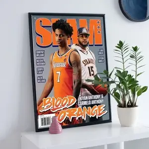 SLAM 258 Kiyan + Carmelo Anthony Magazine Poster - NO FRAME