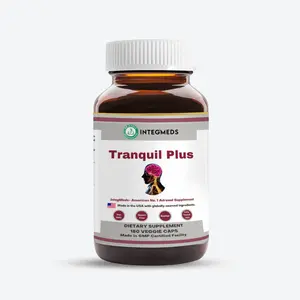 INTEGMEDS Tranquil Plus Healthcare Fitness - 180 Veggie Caps for Calming Effect & Relaxation - User-Friendly Dietary Supplement for Peaceful Moments