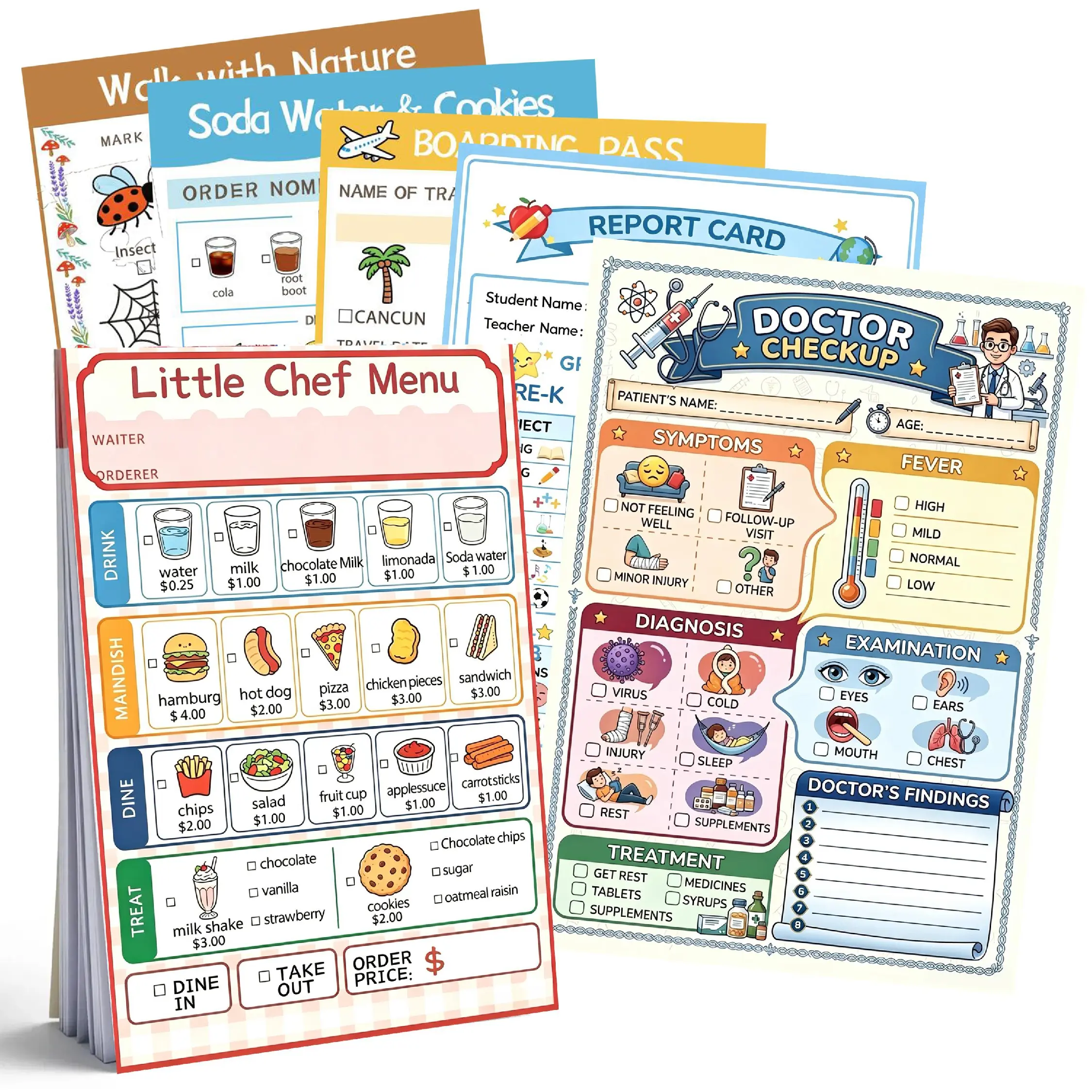 MZOffice Children's Role-Playing Notebook