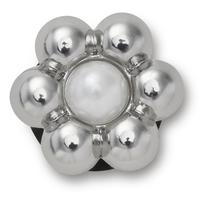 Silver & Pearl Flower