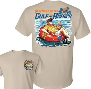 [Sale Up To 60%] Gulf of America T-Shirt, Vintage Beach Summer Tee, Classic Retro Graphic Shirt, Unisex Cotton Tee for Summer Vibes