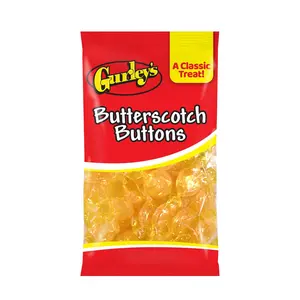 Gurley’s Butterscotch Buttons 5.75 oz Pack of 12, Rich and Creamy Hard Candy for Snacking or Coffee