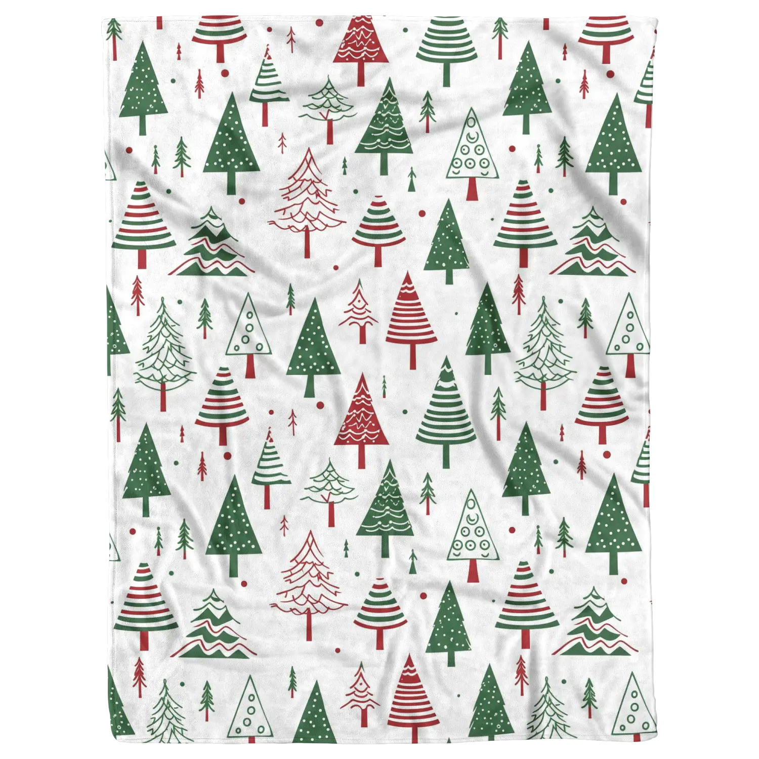 Festive Christmas Tree Wrapping Paper