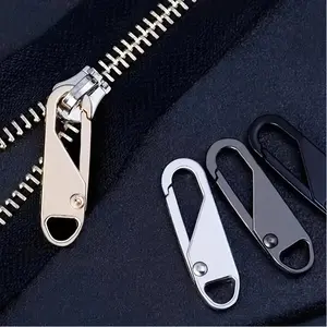 4pcs Reusable Durable Zipper Slider Zipper Instant Zipper Repair Kit Replacement Travel Bag Zipper Puller DIY Sewing Craft Sewing Accessories