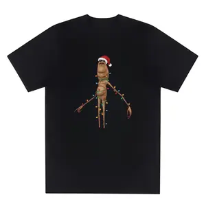 Women's Retro Marcus Worm Print Soft T-Shirt - Round Neck, Short-Sleeve Summer Casual Top with Worm Pattern