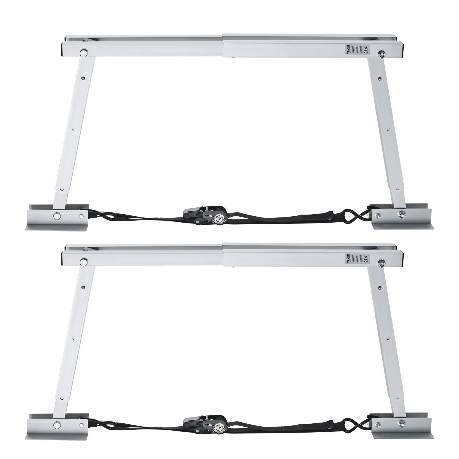 【summerfinds】VEVOR Universal Fit RV Stabilizer Foldable Bars (2PCS) - Tool-Free Adjustable Height RV Bumper Stabilizer for Travel Trailers, 12-28in Flexible Adjustment, Compact Design for Easy Storage, Reduces Wobble