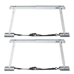 【Summervibes】VEVOR Universal RV Stabilizer, RV Bumper Stabilizer for Trailers, Campers, Fifth Wheel, Compact Foldable Design for Easy Storage, Adjustable Height from 12 inch to 28 inch, Reduces RV Wobble, 2PCS