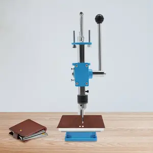 NEW Blue/black Leather Craft Hole Puncher Hand Punching Machine