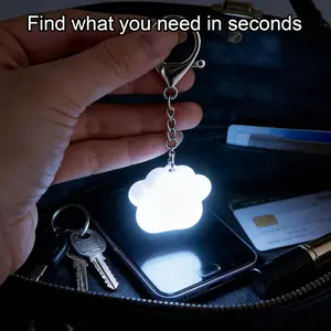 Cat paw shaped LED automatic sensing wallet light - USB rechargeable night light, touch to turn on, delay to automatically turn off, Christmas, Valentine's Day, Mother's Day, women's birthday gifts