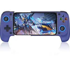 Mobile Gaming Controller, Phone Controller for /Android with Big Grip,Led Light,Hall Effect Joysticks, Cell Phone Slide Controller for Handheld Gaming
