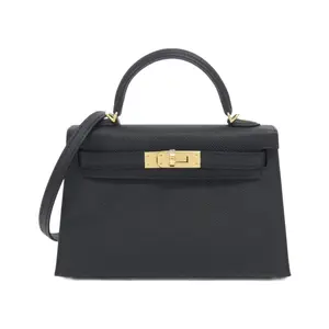 Pre-owned HERMÈS Calfskin Shoulder Bags Hermes Mini Kelly2 Epsom bag
