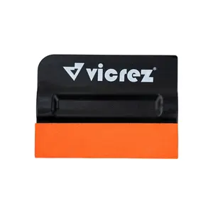 Vicrez Vinyl Wrap Magnetic Pro-Tint Bondo Squeegee Orange Suede Edge vzt188