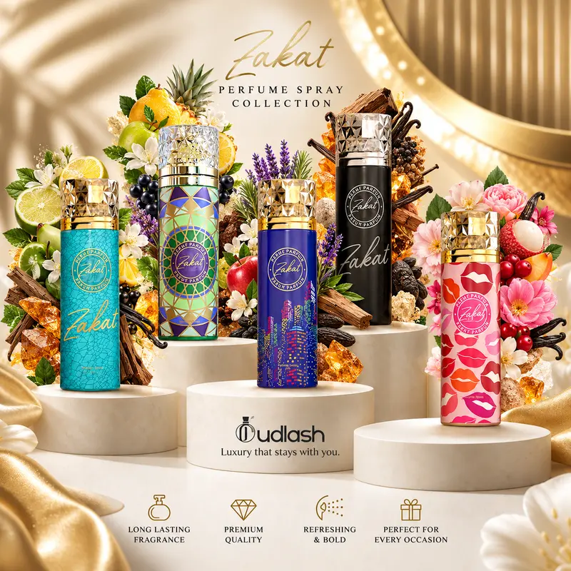 Bond 007 Body Spray Bundle | Z6 Body Spray + Z7 Body Spray +Z9 Body Spray + Z19 Body Spray + Z25 Body Spray | Zakat | Unisex | 200 ML | Perfumed Body Spray | Violet Leaf - Blueberry & Cassis