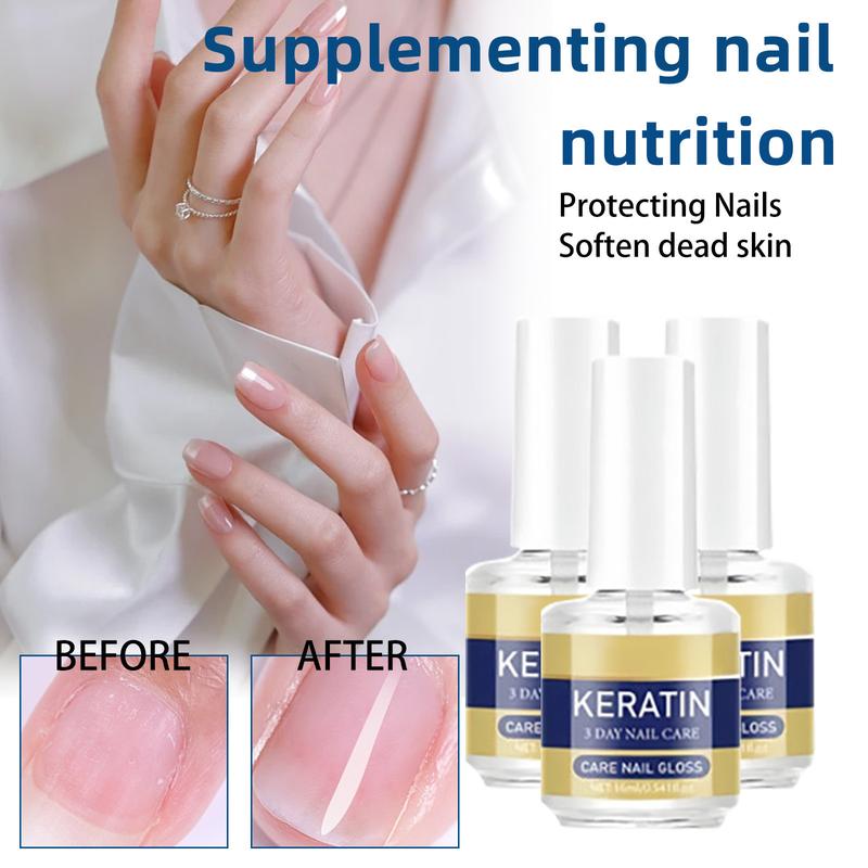 Keratin Amino Acids Strengthener Repair Serum for Brittle Weak Nails - Long Lasting Growth Treatment