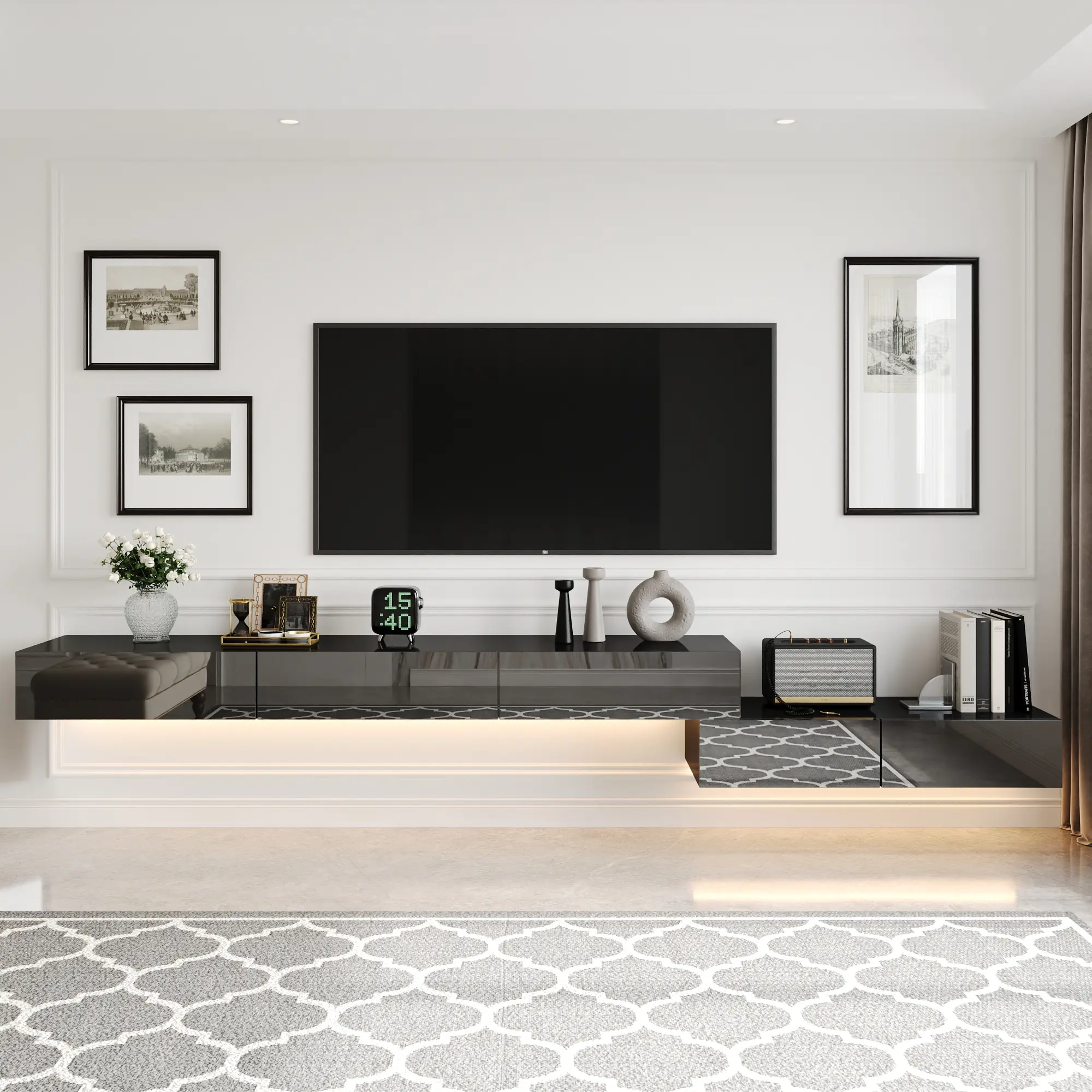 Type B-94.5”(W) x 11.2”(D) x 5.9”(H)