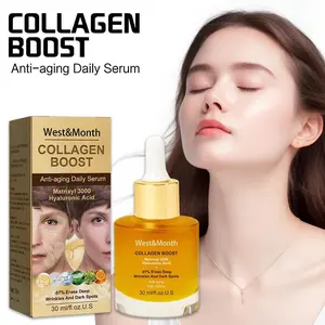 Korean Collagen Hydrating Serum - Plumping & Smoothing Face Essence for Youthful Glow