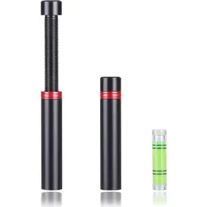 Graphics Card Support, Black Graphics Card GPU Support Bracket, Aluminum GPU Support Bracket, Video Card Stand with a Spirit Level, GPU Holder with Magnet and Rubber Pad, GPU Stand 72-125mm