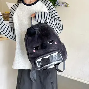 Game Love And Deepspace Sylus Xavier Cosplay Backpack Student Plush Shoulder Bag Cute Crossbody Bag Large Capacity