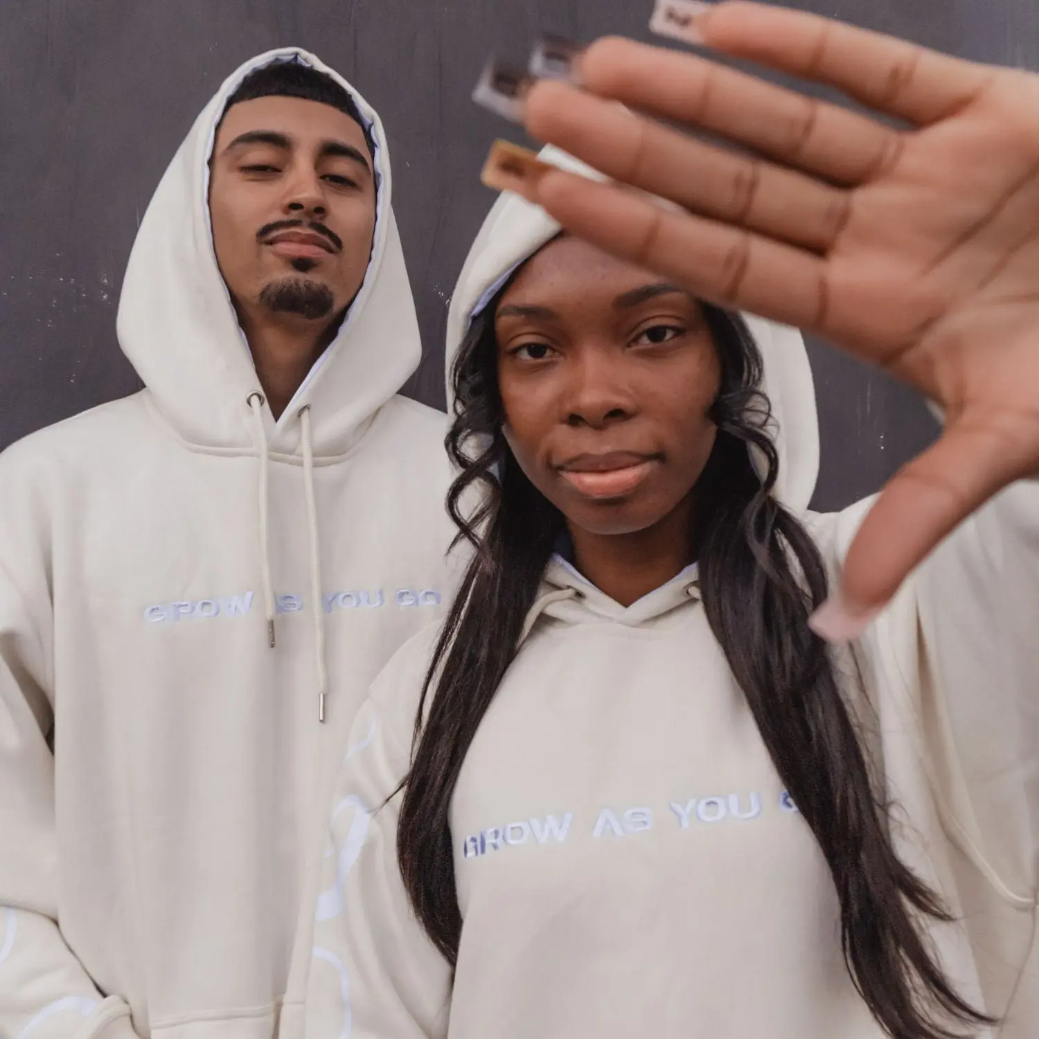 Grow As You Go Satin Hoodie