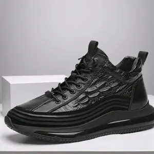 2025 New Fashion Travel Shoes Crocodile Pattern Elastic Band Le Fu Casual Shoes, Round Toe, Rubber Sole, Upper, Office or Outdoor Activities, Durable Rubber Sole, Suitable for One-Step Sports Shoe Training, Coaches, and Runners