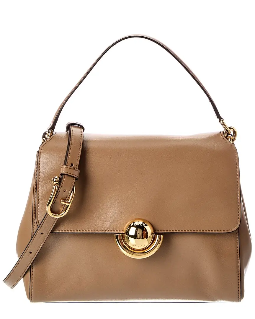 Furla Domus Leather Top Handle Bag