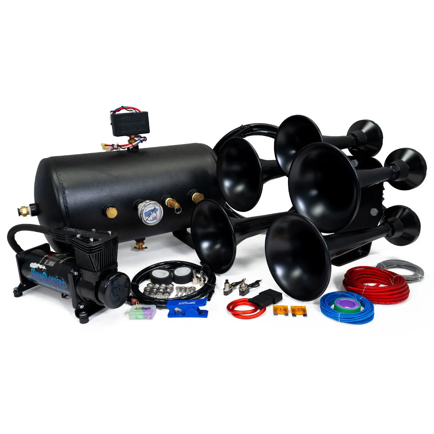 Katrina 544K Nightmare Edition Train Horn Kit | 12-Volt | Perfect