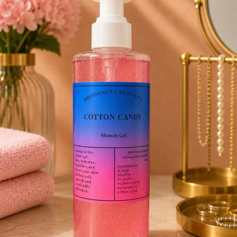 Cotton Candy Scented Shower Gel