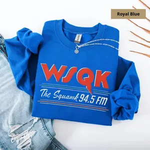 WSQK Sweatshirt, Wsqk The Squawk 94.5 Shirt, Wsqk The Squawk 94.5 Fm Radio Sweatshirt, Wsqk Merch, Wsqk Shirt, Retro Radio Shirt Gift