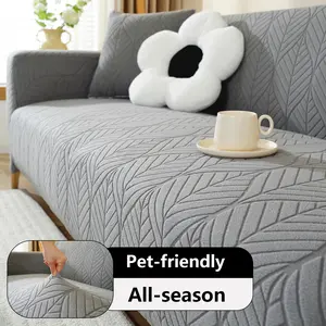 Simple Solid Color Sofa Cover, Soft Sofa Protector, Sofa Slipcover, All-Season Use, Pet-Friendly, Non-Slip, Suitable for Office, Bedroom, Living Room