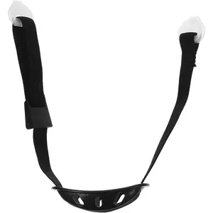 Universal Hard Hat Chin Strap - Adjustable Helmet Strap with Protective Buckle Professional Safety Helmet Accessory with Rounded Edges for Comfortable Secure Fit 1Pc (Black)
